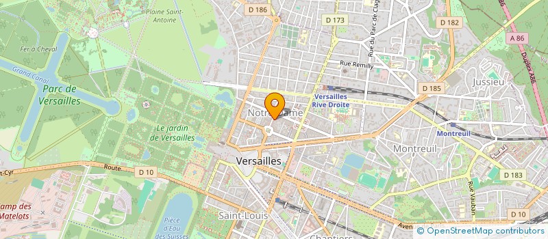 localisation de l'entreprise ARC SHIELD à VERSAILLES