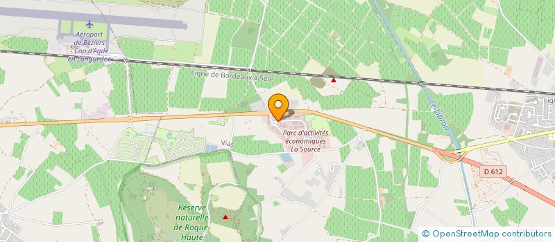localisation de l'entreprise ARC SUD à VIAS