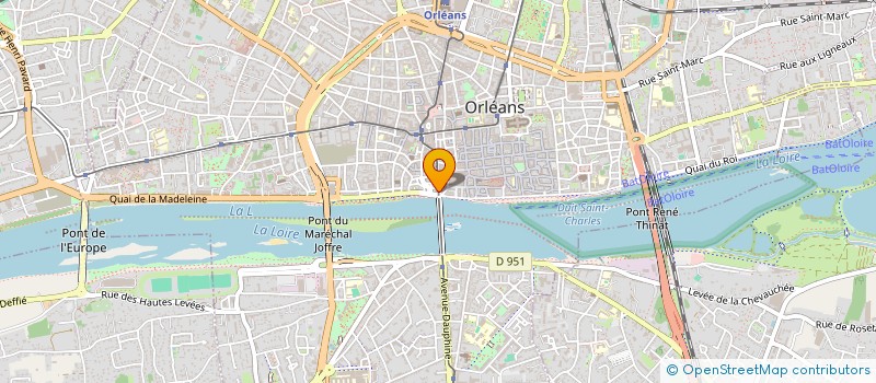 localisation de l'entreprise ARC-TRANSPORTS  ORLEANS