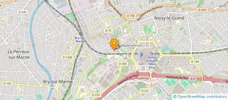 localisation de l'entreprise ARC TRANSPORTS RAULT SARL  BRY-SUR-MARNE
