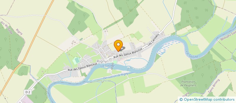 localisation de l'entreprise ARC1FO  ARC-LES-GRAY