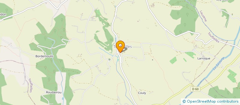 localisation de l'entreprise ARC82190  TOUFFAILLES