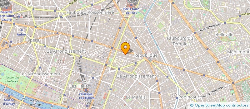 localisation de l'entreprise ARCA à PARIS