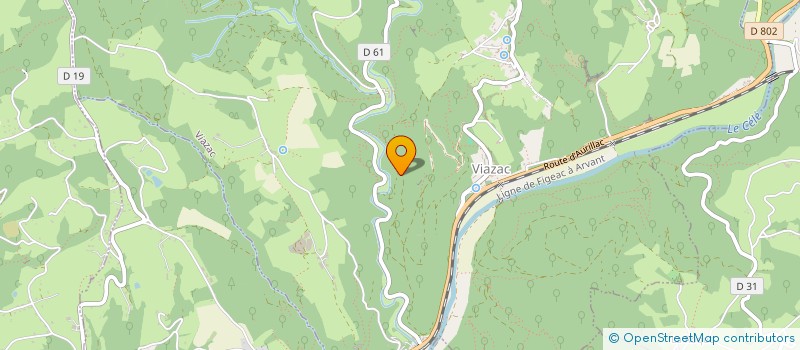 localisation de l'entreprise ARCA  VIAZAC