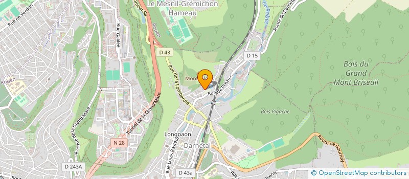 localisation de l'entreprise ARCA  DARNETAL