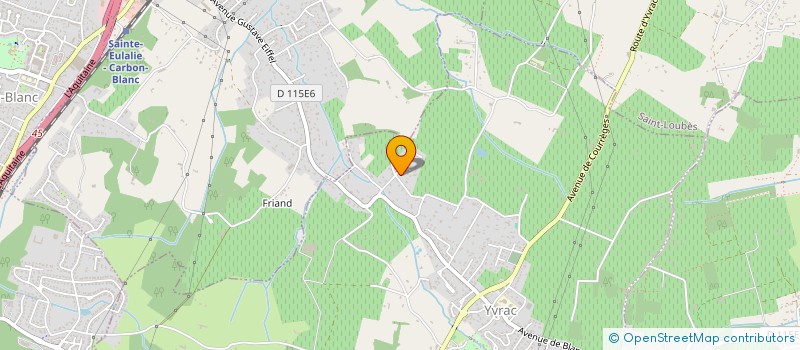 localisation de l'entreprise ARCA  YVRAC