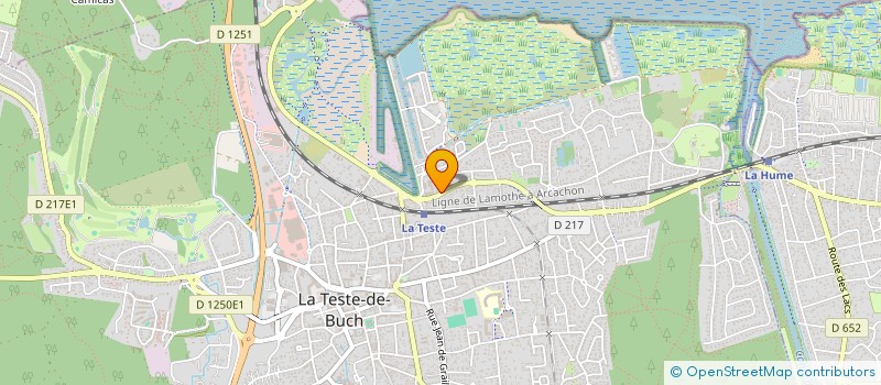 localisation de l'entreprise ARCA-BATI à LA TESTE-DE-BUCH