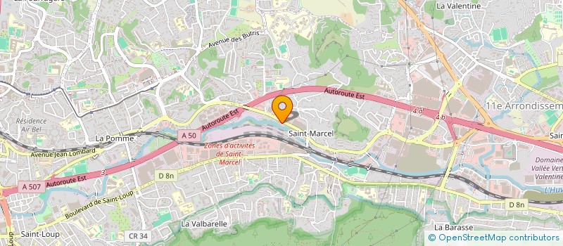 localisation de l'entreprise ARCA CHAUFFAGE DEPANNAGE SERVICE à MARSEILLE