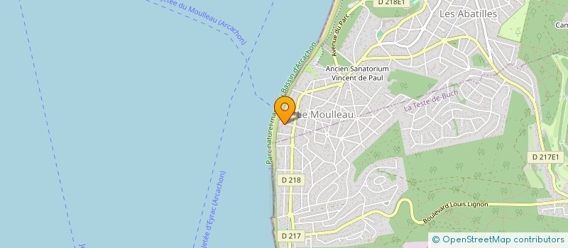 localisation de l'entreprise ARCA FOIL à ARCACHON