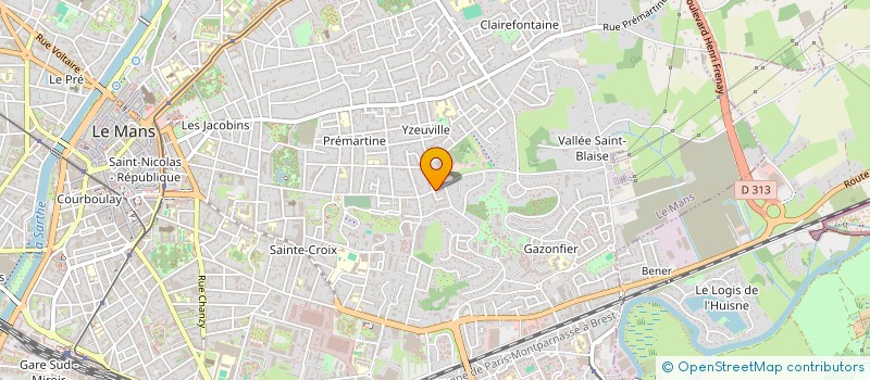 localisation de l'entreprise ARCA FORMATION  LE MANS