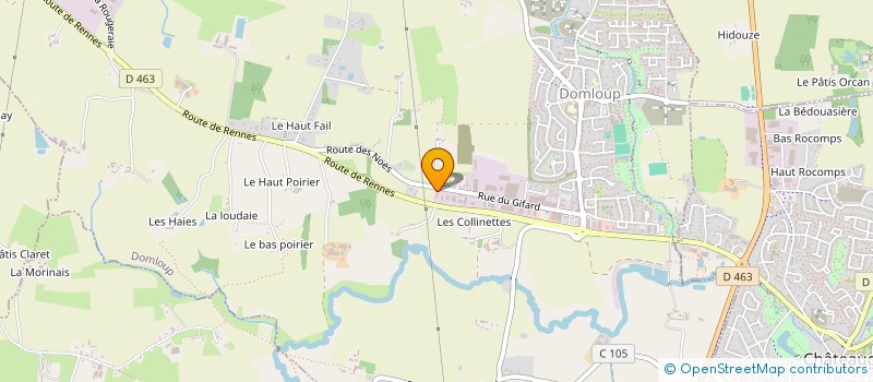 localisation de l'entreprise ARCA OCCASIONS  DOMLOUP