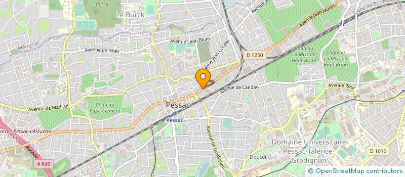 localisation de l'entreprise ARCA PLONGEE PESSAC  PESSAC