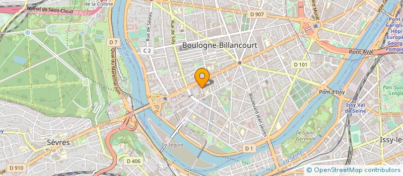 localisation de l'entreprise ARCA SANTE à BOULOGNE-BILLANCOURT