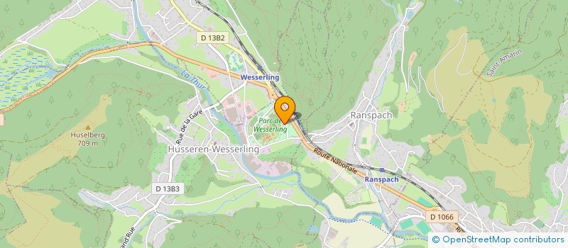 localisation de l'entreprise ARCA THUR BATIMENTS SARL  HUSSEREN-WESSERLING