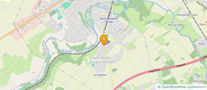 localisation de l'entreprise ARCABA  LA CRECHE