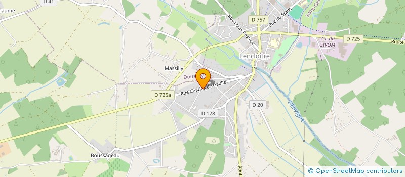 localisation de l'entreprise ARCABOIS à LENCLOITRE