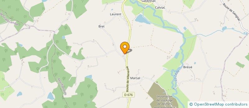 localisation de l'entreprise ARCABOISS  MONFLANQUIN