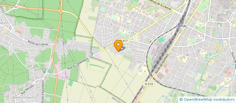 localisation de l'entreprise ARCACHON BLEUE SC  COLMAR