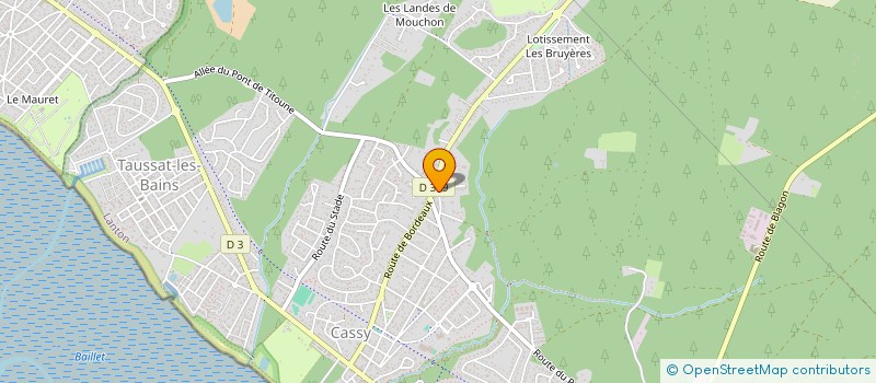 localisation de l'entreprise ARCACHON COMMUNICATIONS  LEGE-CAP-FERRET