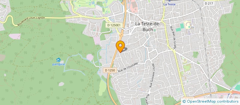 localisation de l'entreprise ARCACHON COMPTOIR à LA TESTE DE BUCH