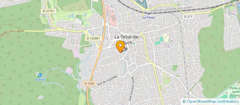 localisation de l'entreprise ARCACHON ECOTOURS  LE TEICH