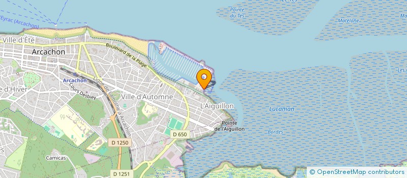 localisation de l'entreprise ARCACHON TRANSFERT  ARCACHON