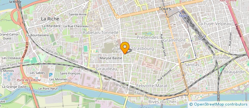 localisation de l'entreprise ARCACIA à TOURS