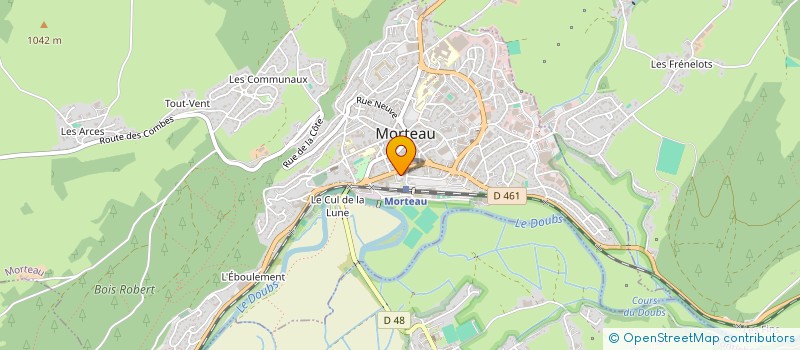 localisation de l'entreprise ARCAD MORTEAU à MORTEAU