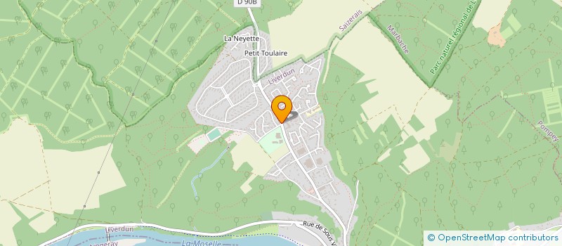 localisation de l'entreprise ARCAD'OPTIC à LIVERDUN