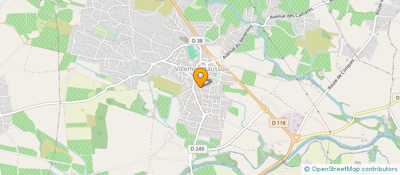 localisation de l'entreprise ARCADA à VILLEMOUSTAUSSOU