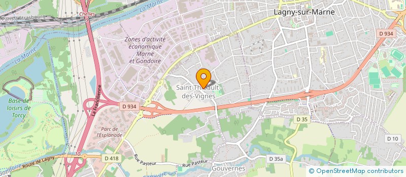 localisation de l'entreprise ARCADA  SAINT-THIBAULT-DES-VIGNES