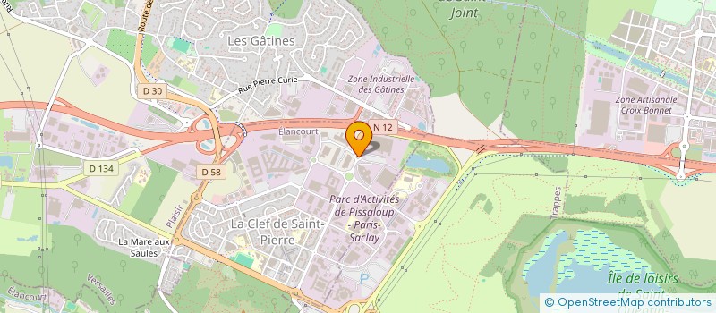 localisation de l'entreprise ARCADDIE à ELANCOURT