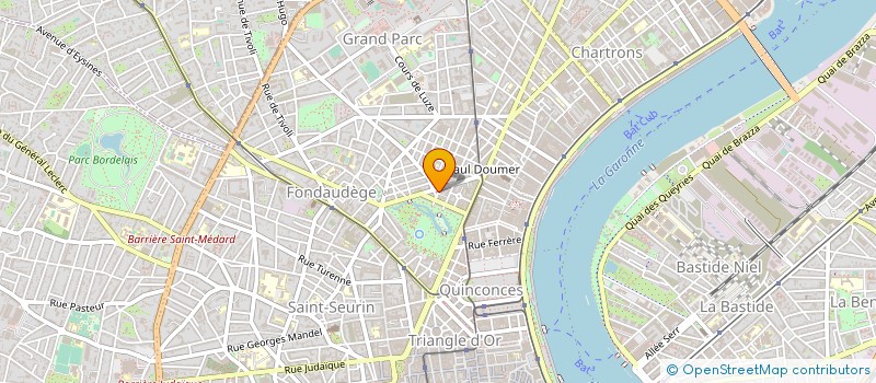localisation de l'entreprise ARCADE à BORDEAUX