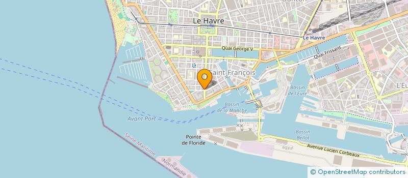 localisation de l'entreprise ARCADE à LE HAVRE