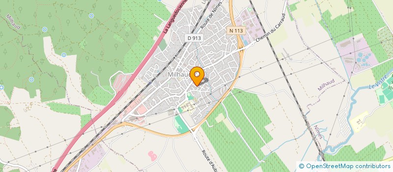 localisation de l'entreprise ARCADE  MILHAUD