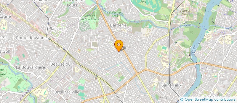 localisation de l'entreprise ARCADE  NANTES