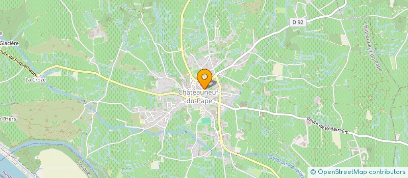 localisation de l'entreprise ARCADE ARENA  CHATEAUNEUF-DU-PAPE