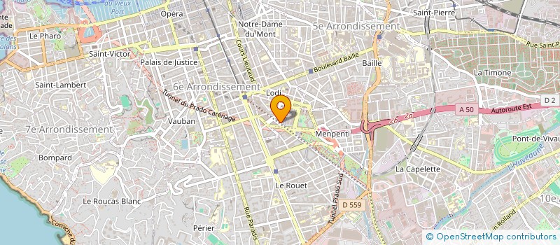 localisation de l'entreprise ARCADE ASSISTANCES SERVICES à MARSEILLE
