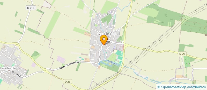 localisation de l'entreprise ARCADE COMMUNICATION à VERT-LE-GRAND