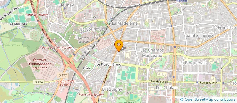 localisation de l'entreprise ARCADE CONCEPT à RENNES