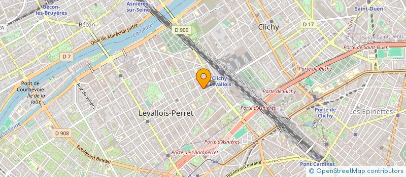 localisation de l'entreprise ARCADE ET COMPAGNIE à LEVALLOIS-PERRET