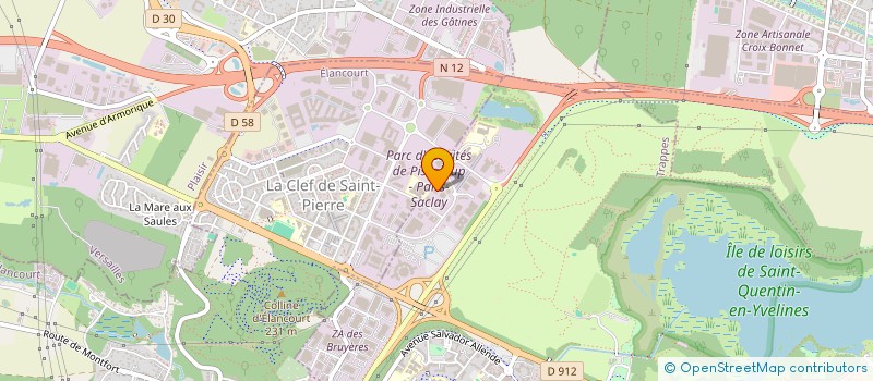 localisation de l'entreprise ARCADE EUROPE CYCLES  TRAPPES