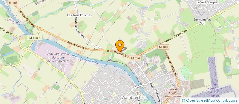 localisation de l'entreprise ARCADE EVENEMENTS à WAMBRECHIES
