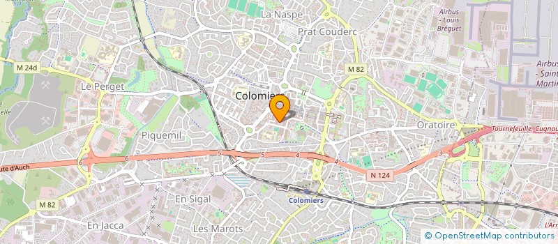 localisation de l'entreprise ARCADE FACTORY à COLOMIERS