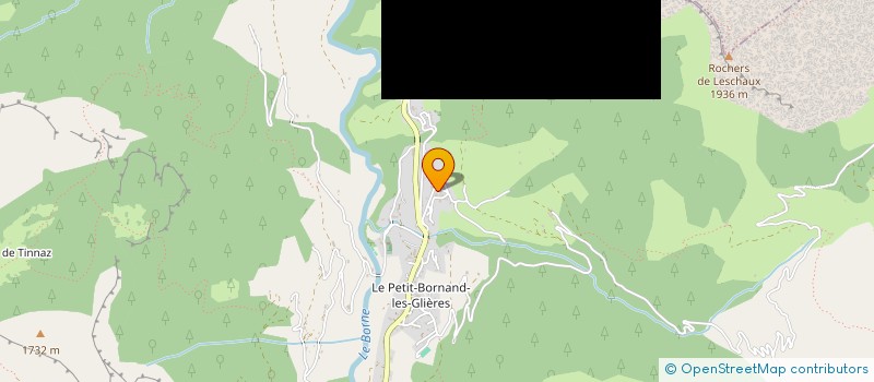 localisation de l'entreprise ARCADE FRERES  GLIERES-VAL-DE-BORNE