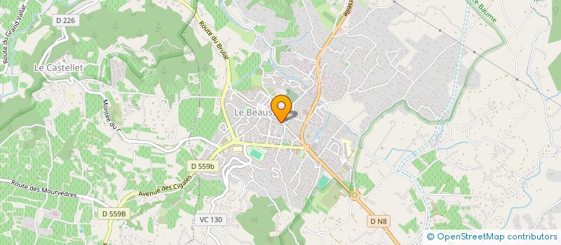 localisation de l'entreprise ARCADE GAMES  LE BEAUSSET