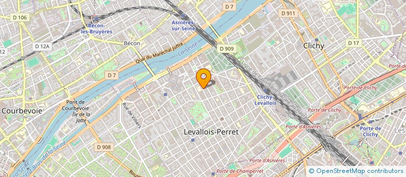localisation de l'entreprise ARCADE HOLDING à LEVALLOIS-PERRET