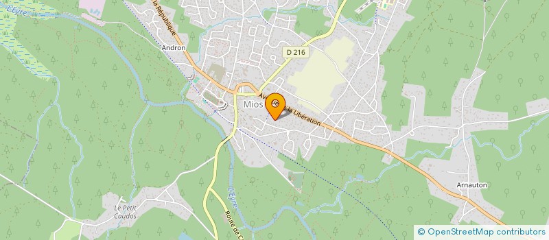 localisation de l'entreprise ARCADE ORGANISATION  MIOS