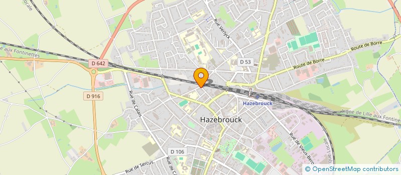 localisation de l'entreprise ARCADE - RURAUX SOLIDAIRES  HAZEBROUCK