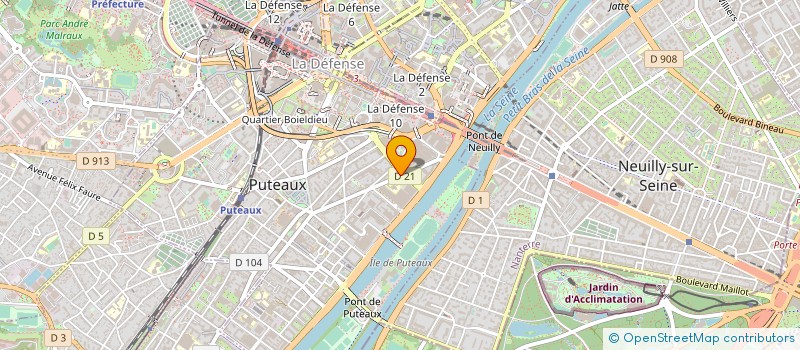 localisation de l'entreprise ARCADE SECURITE à PUTEAUX